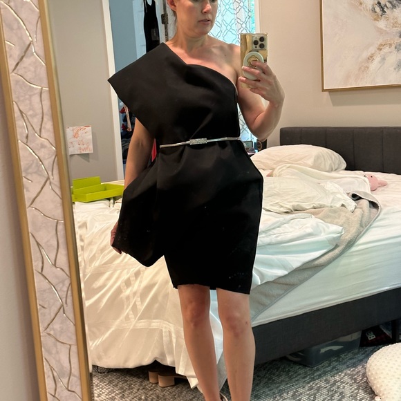 Rick Owens Dirt s/s 2018 black sculptural dress size 4 - Picture 2 of 16